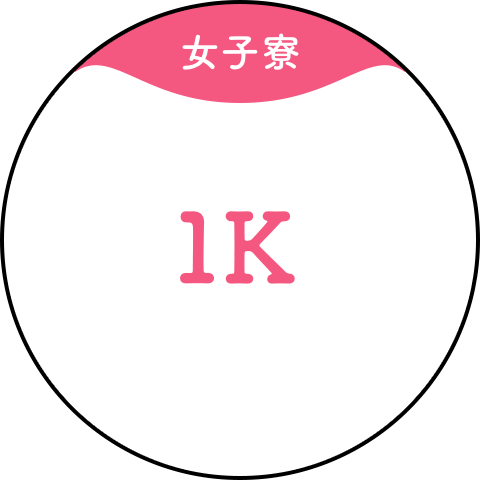 【女子寮】1K