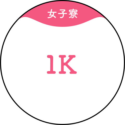 【女子寮】1K